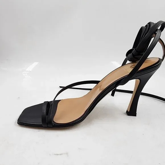 Brother Vellies Bike Strappy Tassel High Heel Sandals Women's 6 Midnight Lace Up - Picture 9 of 15